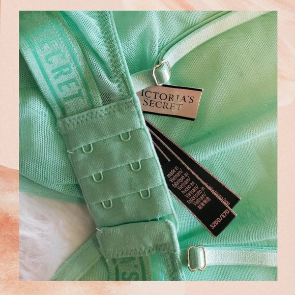Victoria's Secret Mint High-Neck Bralette 32DD - Picture 5 of 5